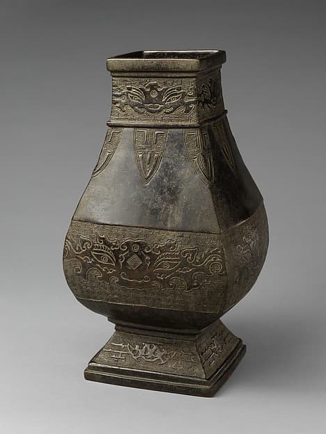 Vase with archaistic design