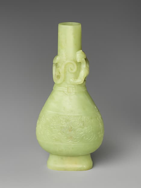 Vase circled with a chi dragon