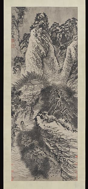 Thirty-six Peaks of Mount Huang Recollected, by Shitao (Zhu Ruoji)