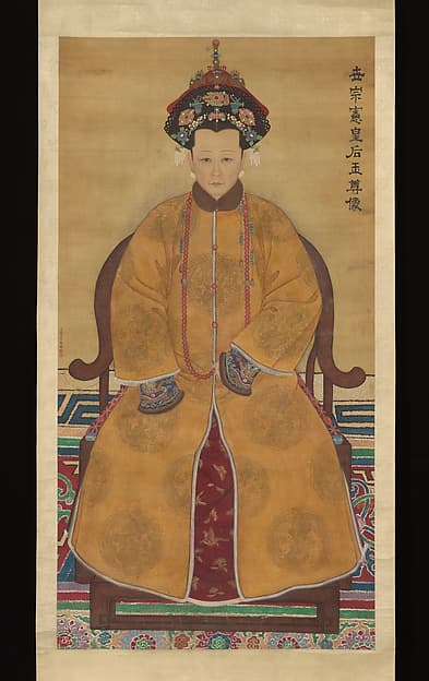 Portrait of Yongzheng Empress (1723–1735), by Unidentified artist