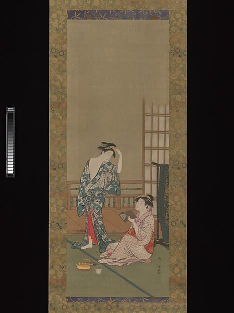 Two Beauties after the Bath, by Torii Kiyonaga
