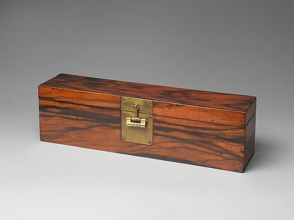Document box with brass fitting