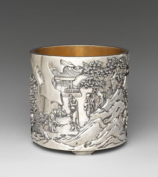 Brush Holder with Literary Gathering