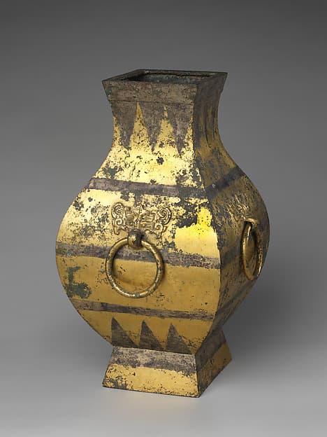 Square wine container (fang)