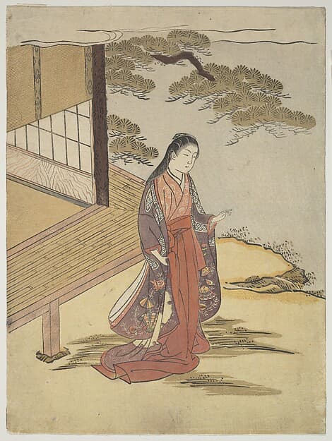 Lady Komachi, by Suzuki Harunobu