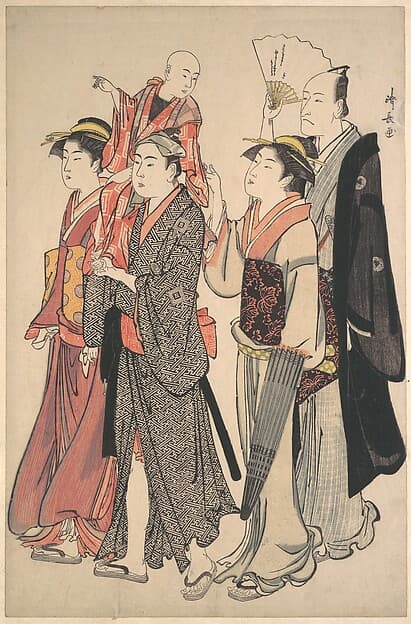 Ichikawa Danjuro V and His Family, by Torii Kiyonaga
