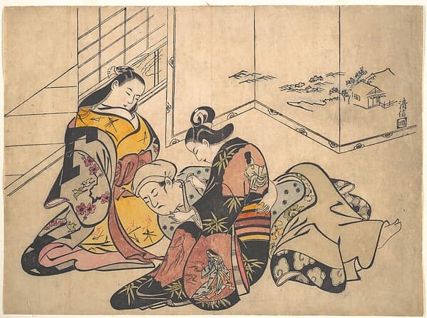 Print, by Torii Kiyonobu I