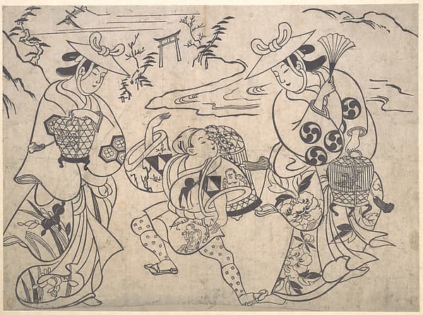 Scene from a Drama, by Okumura Masanobu