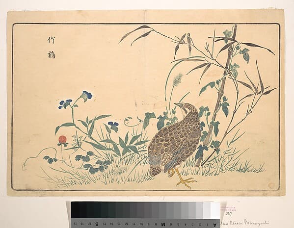 Zhu ji, by Kuwagata Keisai