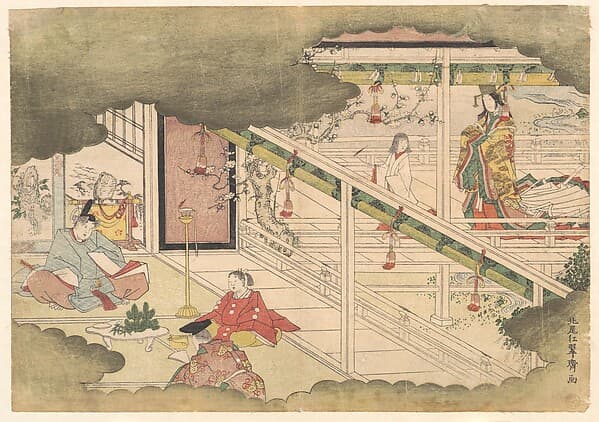 An Incident from the Tales of Ise (Ise Monogatari), by Kitao Shigemasa