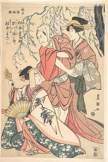Actors, by Utagawa Toyokuni I