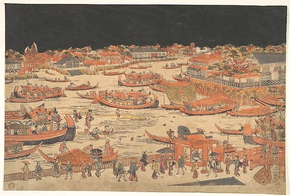 Kawabiraki, by Utagawa Toyoharu