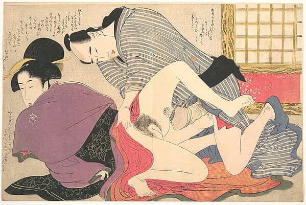 Erotic Print, by Kitagawa Utamaro
