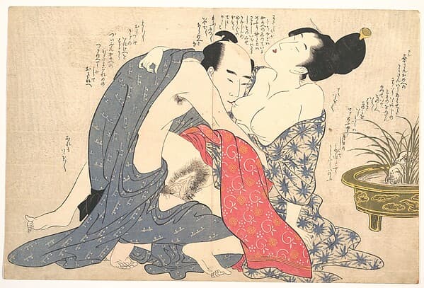 Erotic Print, by Kitagawa Utamaro