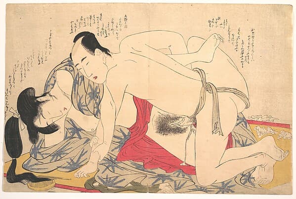 Erotic Print, by Kitagawa Utamaro