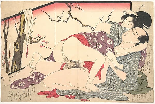 Erotic Print, by Kitagawa Utamaro