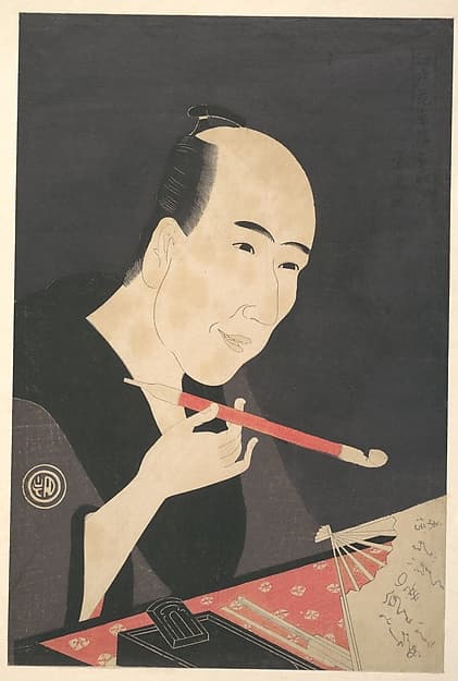 The Writer Santō Kyōden (a.k.a. Kitao Masanobu), by Chōkyōsai Eiri 鳥橋斎栄里