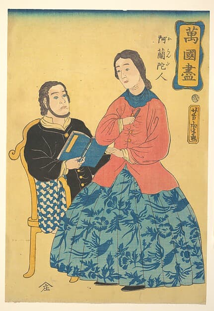 Dutchmen, by Utagawa Yoshitora