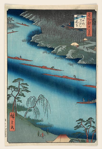 Kawaguchi, by Utagawa Hiroshige