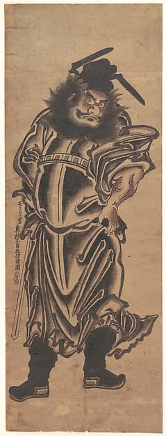 Zhong Kui, the Demon Queller, by Okumura Masanobu