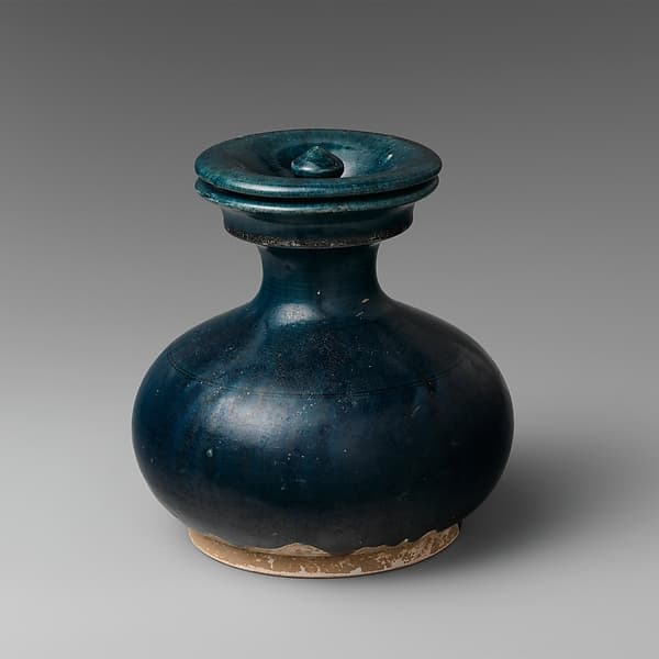 Covered jar