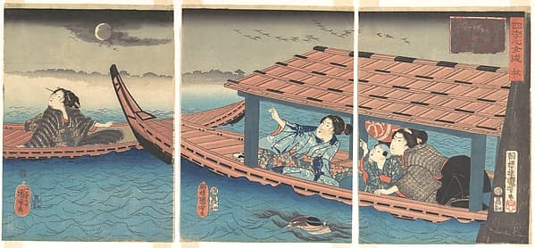 Autumn, from the series Women’s Pleasures of the Four Seasons, by Utagawa Kuniyoshi