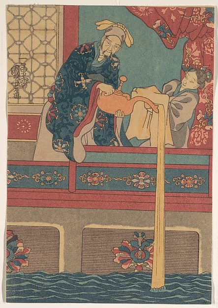 Paragons of Filial Piety (from a set of twenty-four), by Utagawa Kuniyoshi