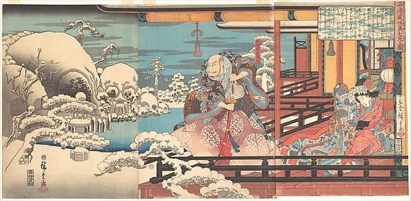 Taira no Kiyomori's Spectral Vision, by Utagawa Hiroshige