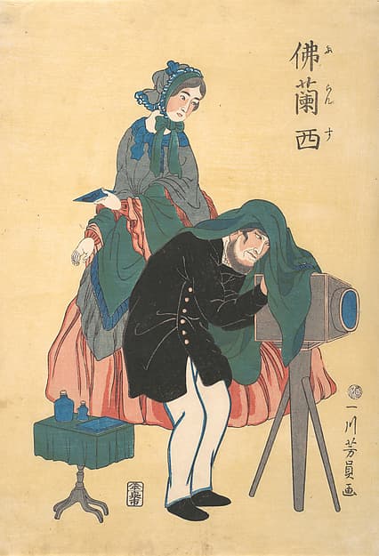 French Photographer, by Utagawa Yoshikazu