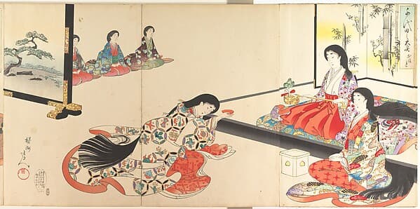 Chiyoda Castle (Album of Women), by Yōshū (Hashimoto) Chikanobu