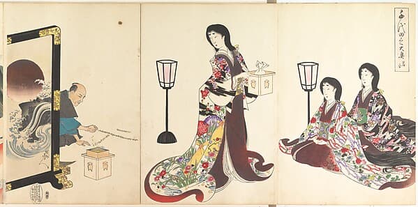 Chiyoda Castle (Album of Women), by Yōshū (Hashimoto) Chikanobu
