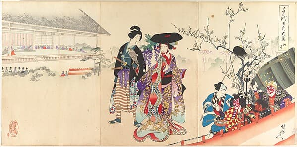 Chiyoda Castle (Album of Women), by Yōshū (Hashimoto) Chikanobu