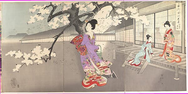 Chiyoda Castle (Album of Women), by Yōshū (Hashimoto) Chikanobu