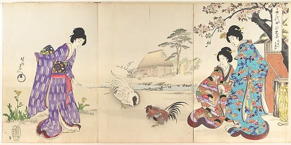 Chiyoda Castle (Album of Women), by Yōshū (Hashimoto) Chikanobu