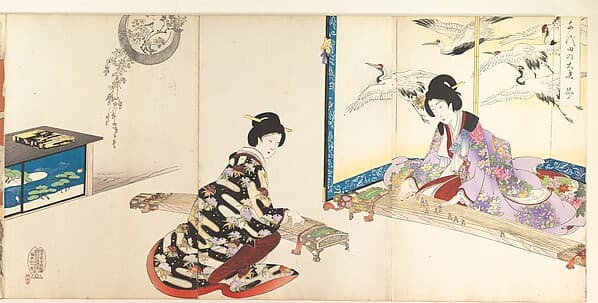 Chiyoda Castle (Album of Women), by Yōshū (Hashimoto) Chikanobu