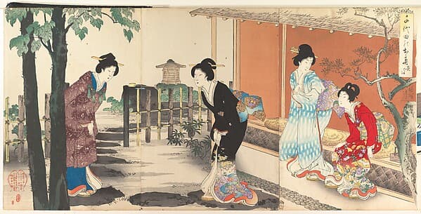 Chiyoda Castle (Album of Women), by Yōshū (Hashimoto) Chikanobu