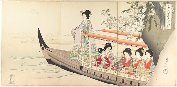 Chiyoda Castle (Album of Women), by Yōshū (Hashimoto) Chikanobu