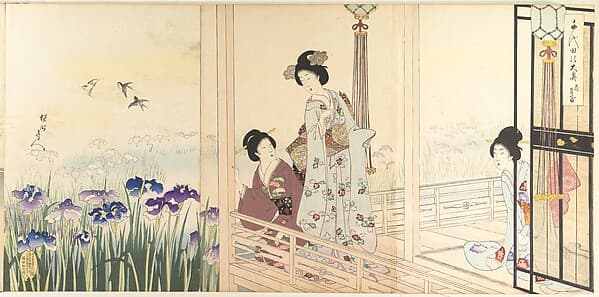 Chiyoda Castle (Album of Women), by Yōshū (Hashimoto) Chikanobu