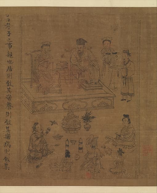 The Classic of Filial Piety, by Li Gonglin