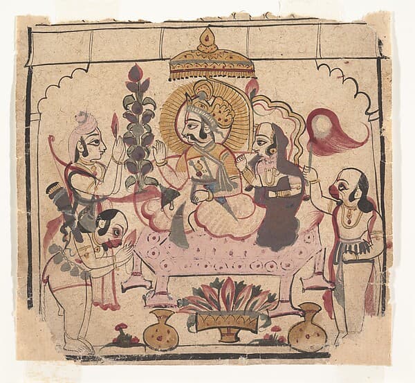 Page from a Dispersed Ramayana: (Story of Rama)