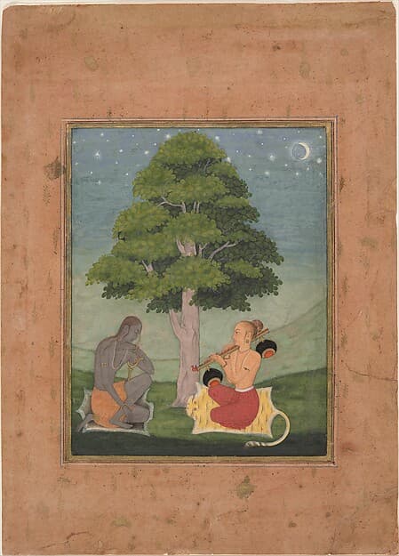Kedar Ragini: Folio from a ragamala series (Garland of Musical Modes), by Ruknuddin