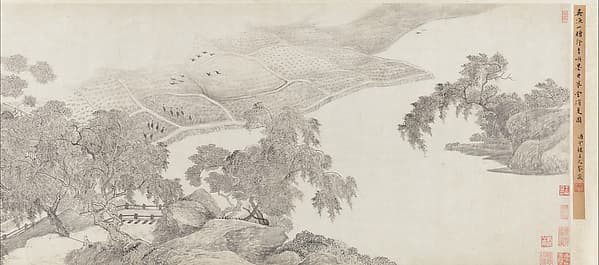 Whiling Away the Summer at the Ink-Well Thatched Hut, by Wu Li