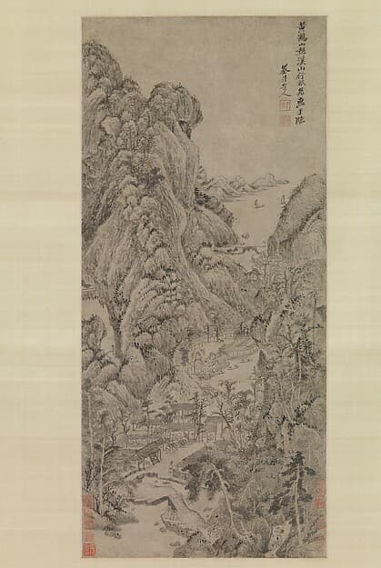 Travelers among Streams and Mountains, by Wu Li