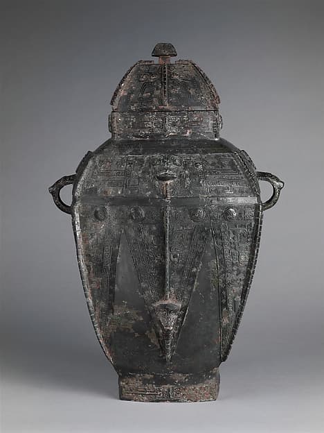 Rectangular wine container (fanglei)