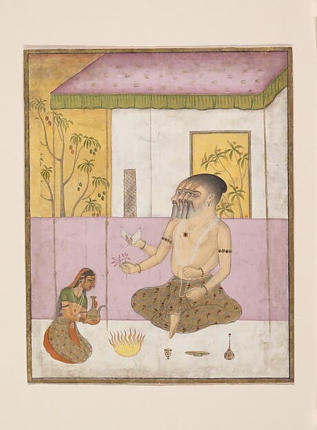 Khambhavati Ragini: Folio from a ragamala series (Garland of Musical Modes)