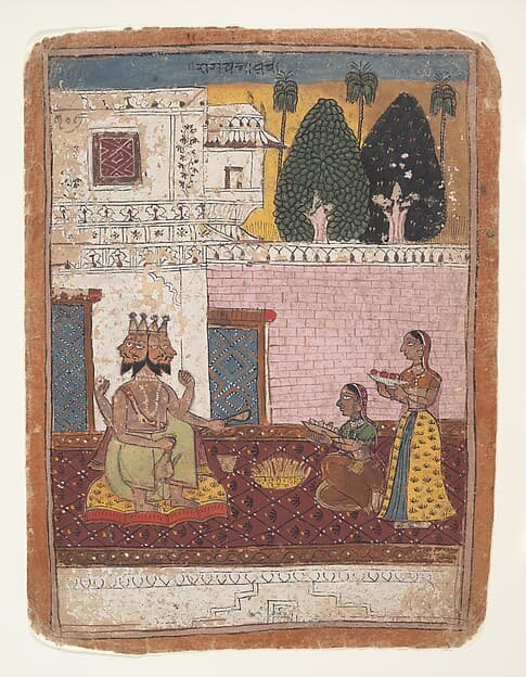 Khambavati Ragini: Page from a Dispersed Ragamala Series (Garland of Musical Modes)