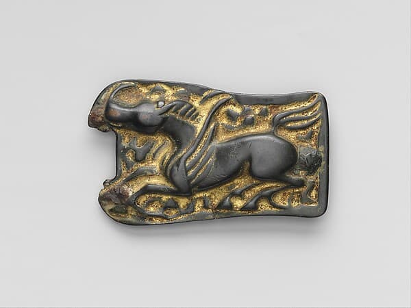 Belt plaque with winged horse