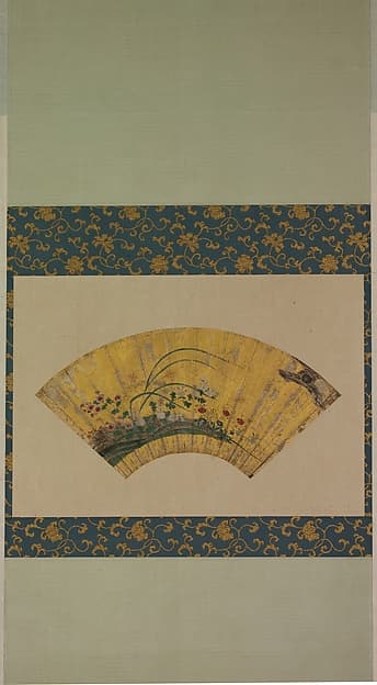 Moon over an Autumn Moor, by Kano Yukinobu 狩野之信