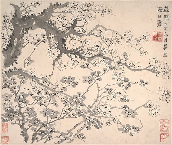 Plum blossoms, by Jin Nong