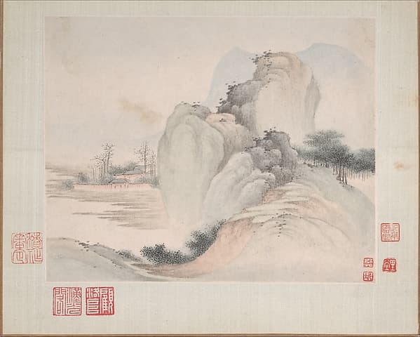 Landscapes painted for Yuweng, by Fan Qi
